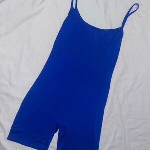 Womans Blue One Piece